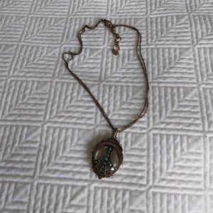 Lucky Brand Peace Necklace